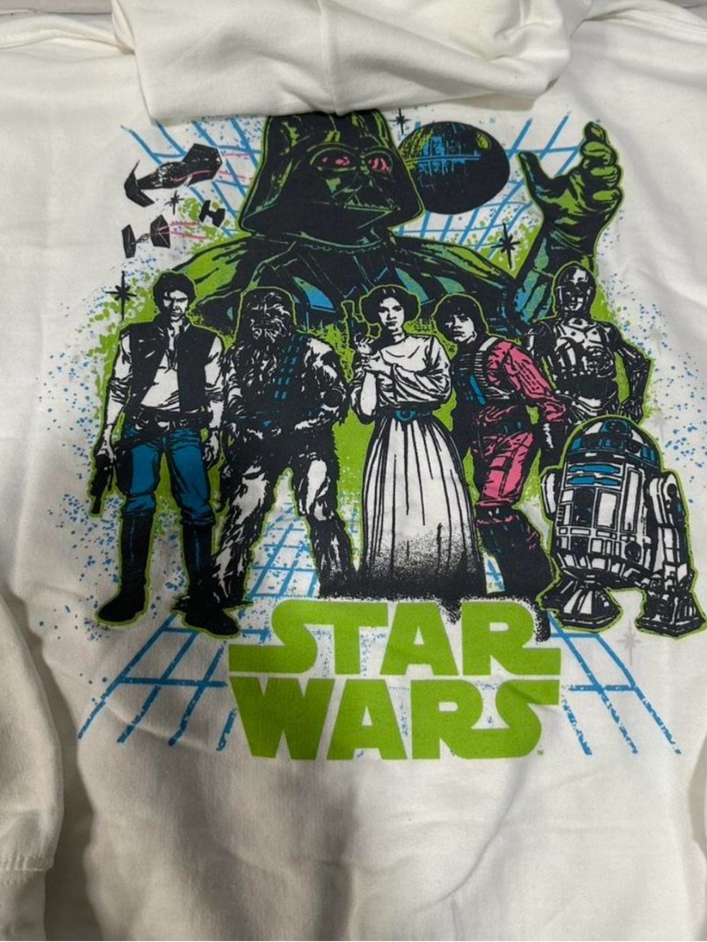 MAD Engine White Star Wars Logo Pullover